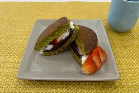 抹茶どら焼き作り　～デイサービス～